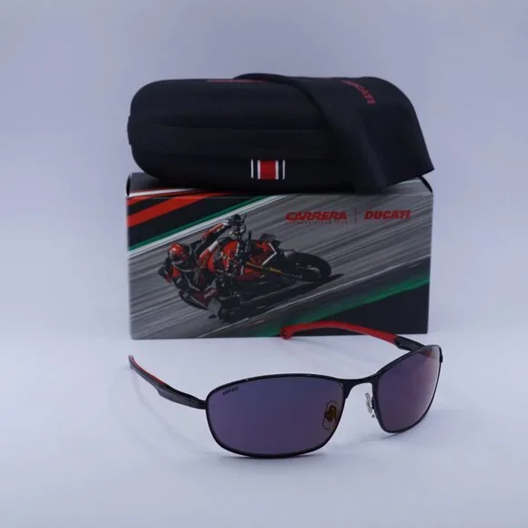 Carrera CARDUC 006/S 0OIT AO Rectangle Sunglasses - Black/Red display picture 2